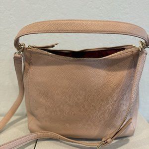 Kate Spade Quincy Hobo in Ginger Tea Beige Leather